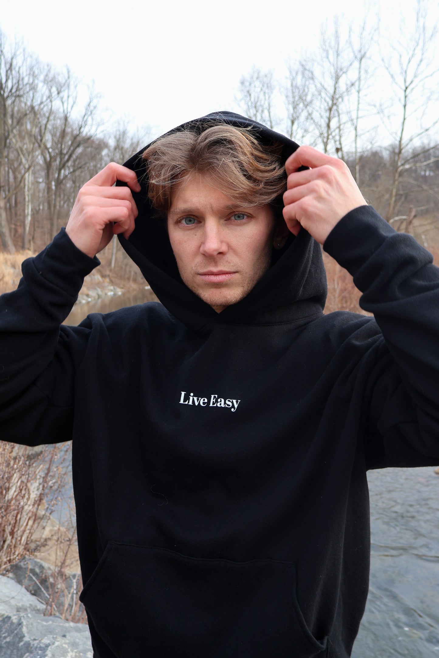 Live Easy Black Hoodie