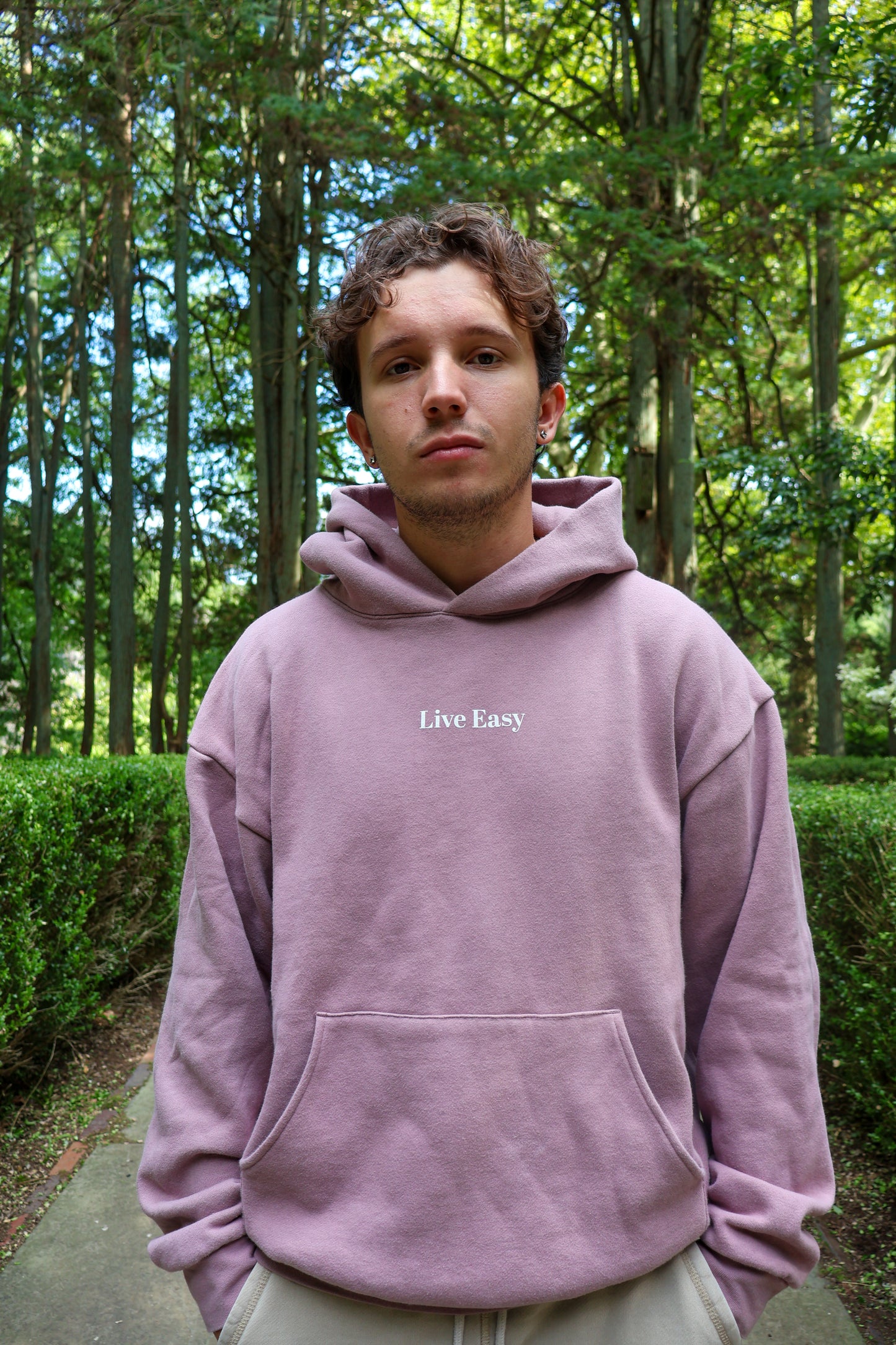 Live Easy Orchid Hoodie