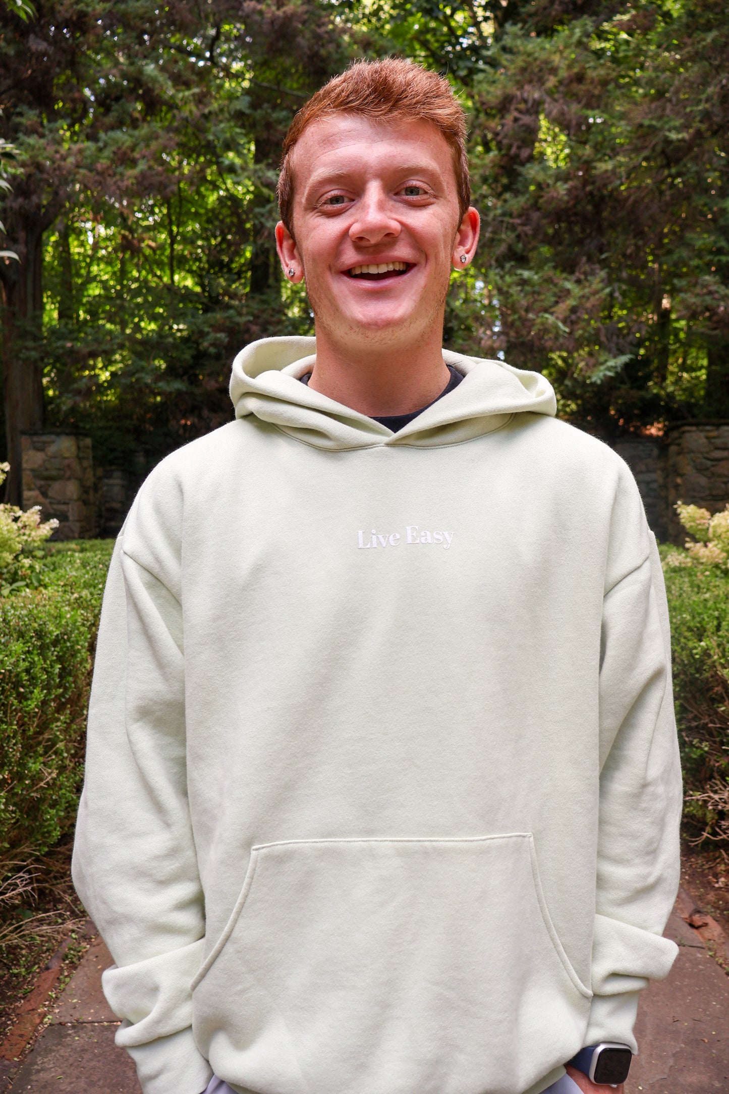 Live Easy Mint Hoodie