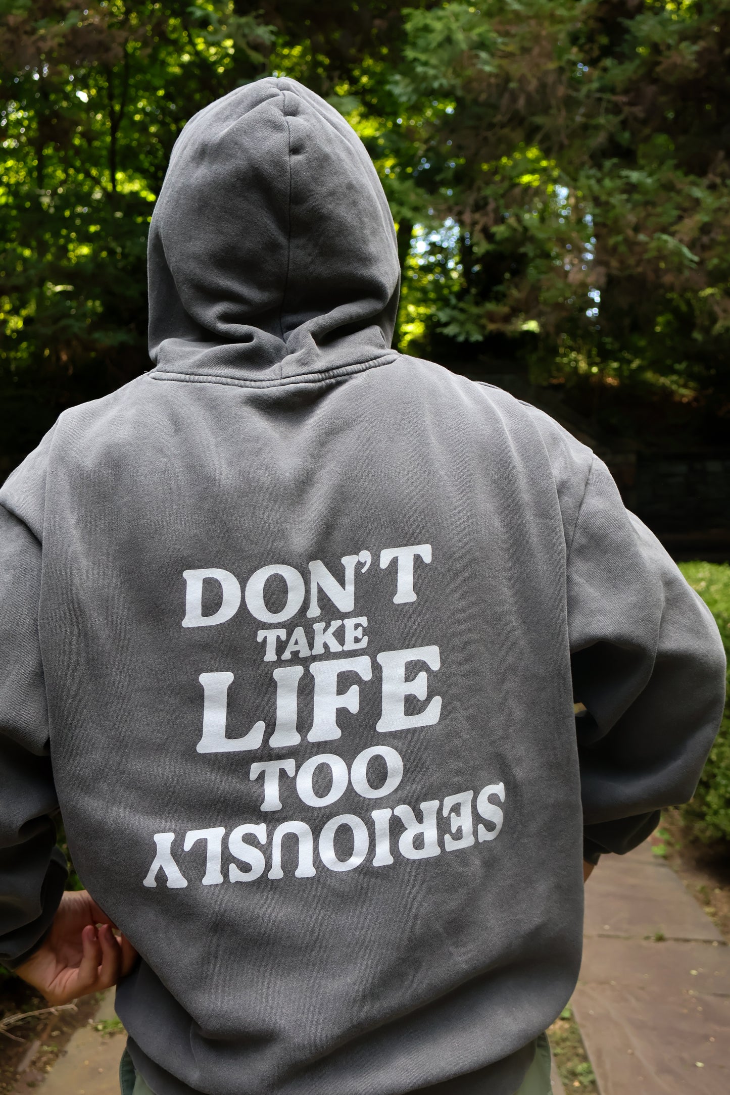 Live Easy Charcoal Hoodie