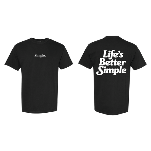 Simple. Tee - Highland Bros (Black)