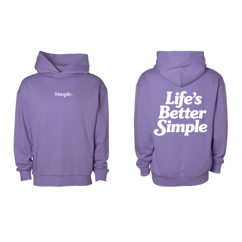 Simple. Hoodie - Highland Bros (Violet)