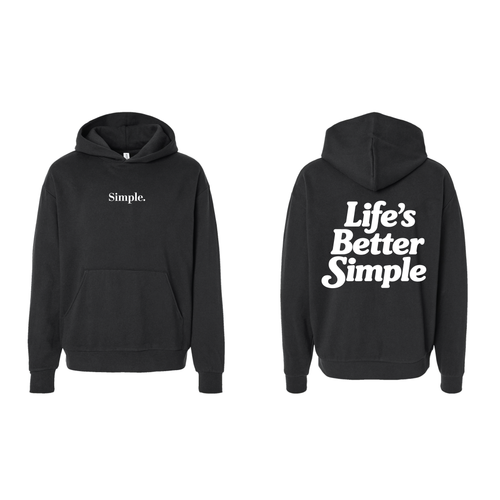 Simple. Hoodie - Highland Bros (Black)